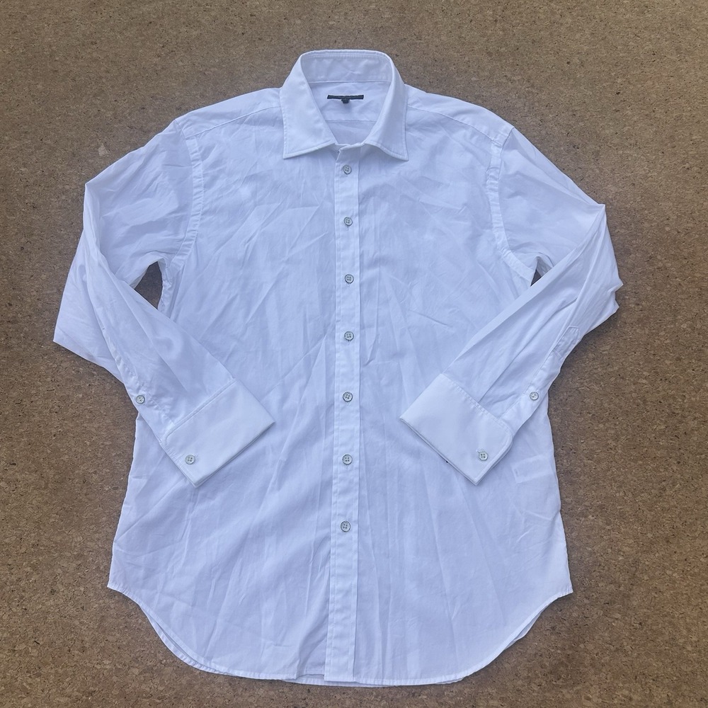 Rag & Bone NY Womens Button Up Shirt White Poplin Long Sleeve Small